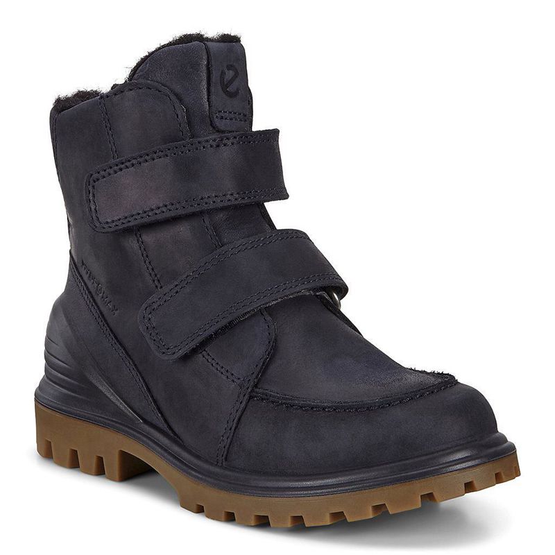 Kids Ecco Tredtray K - Boots Blue - India BGQOZR145